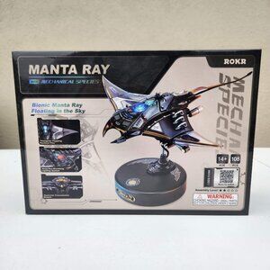 NEW ROKR 3D Metal Model Manta Ray Electric Mechanical Building Model Teens Toy P